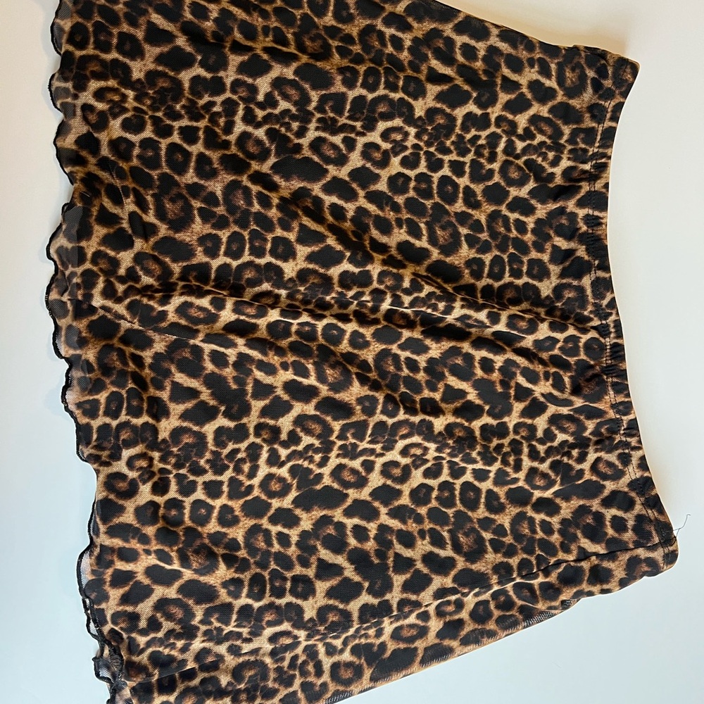 Leopard Print Skirt